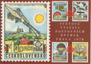 PRAGA 1978 09 003 CZ ** - Mezinárodní výstava poštovních známek
